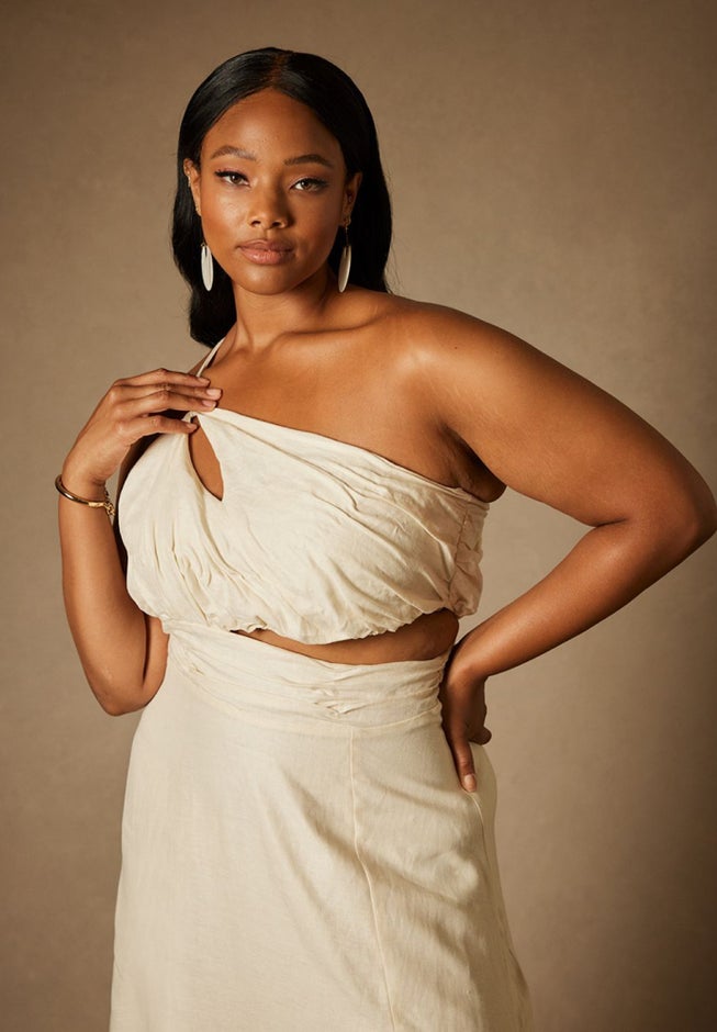 Bridal by ELOQUII Cutout Maxi Dress image number 1