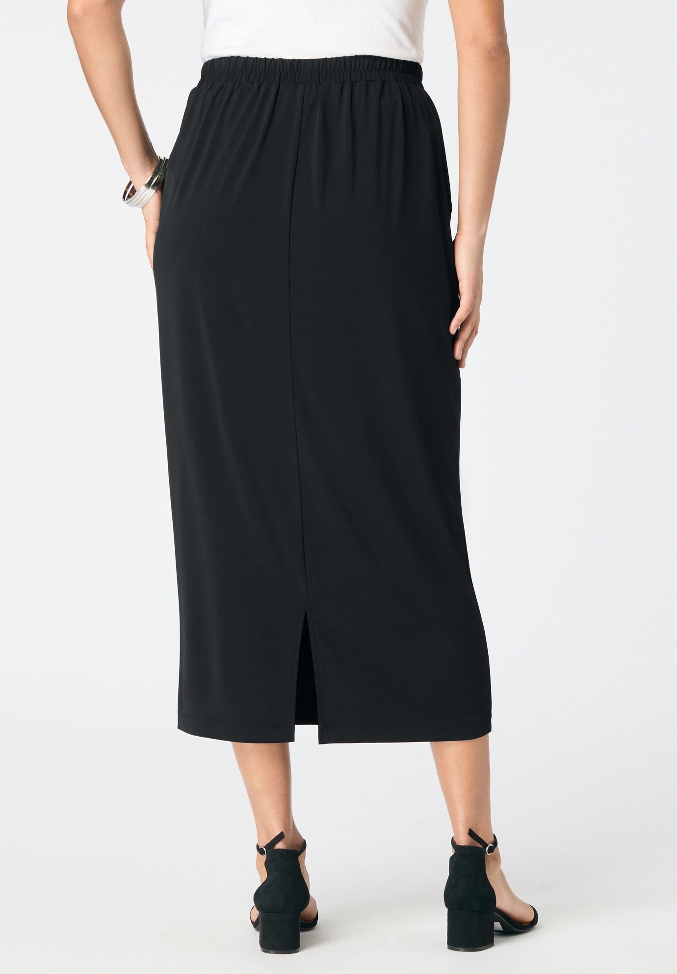 Ultrasmooth&reg; Fabric Midi Skirt image number 1