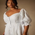 Bridal by ELOQUII Sweetheart Neck Dress image number null