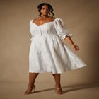 Bridal by ELOQUII Sweetheart Neck Dress image number null