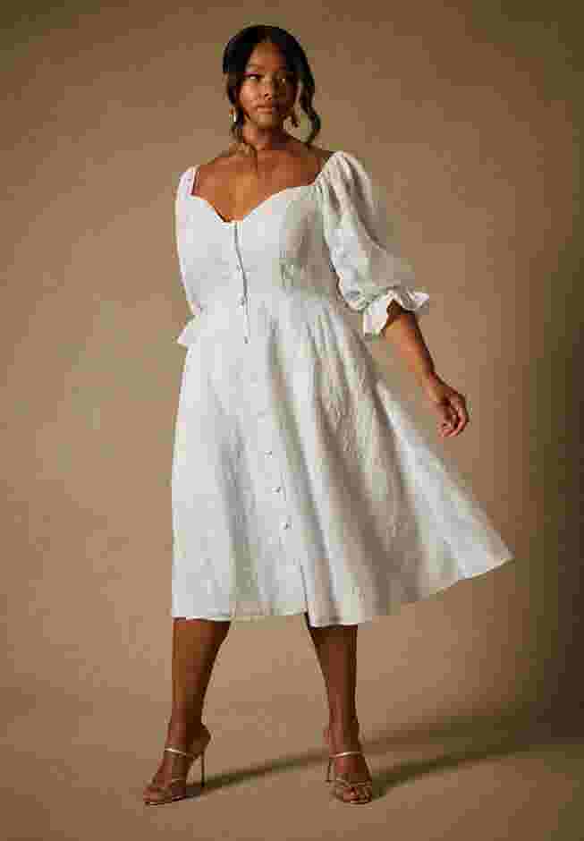 Bridal by ELOQUII Sweetheart Neck Dress image number 0