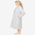 Only Necessities&reg; Fleece Snap-Front Robe image number null