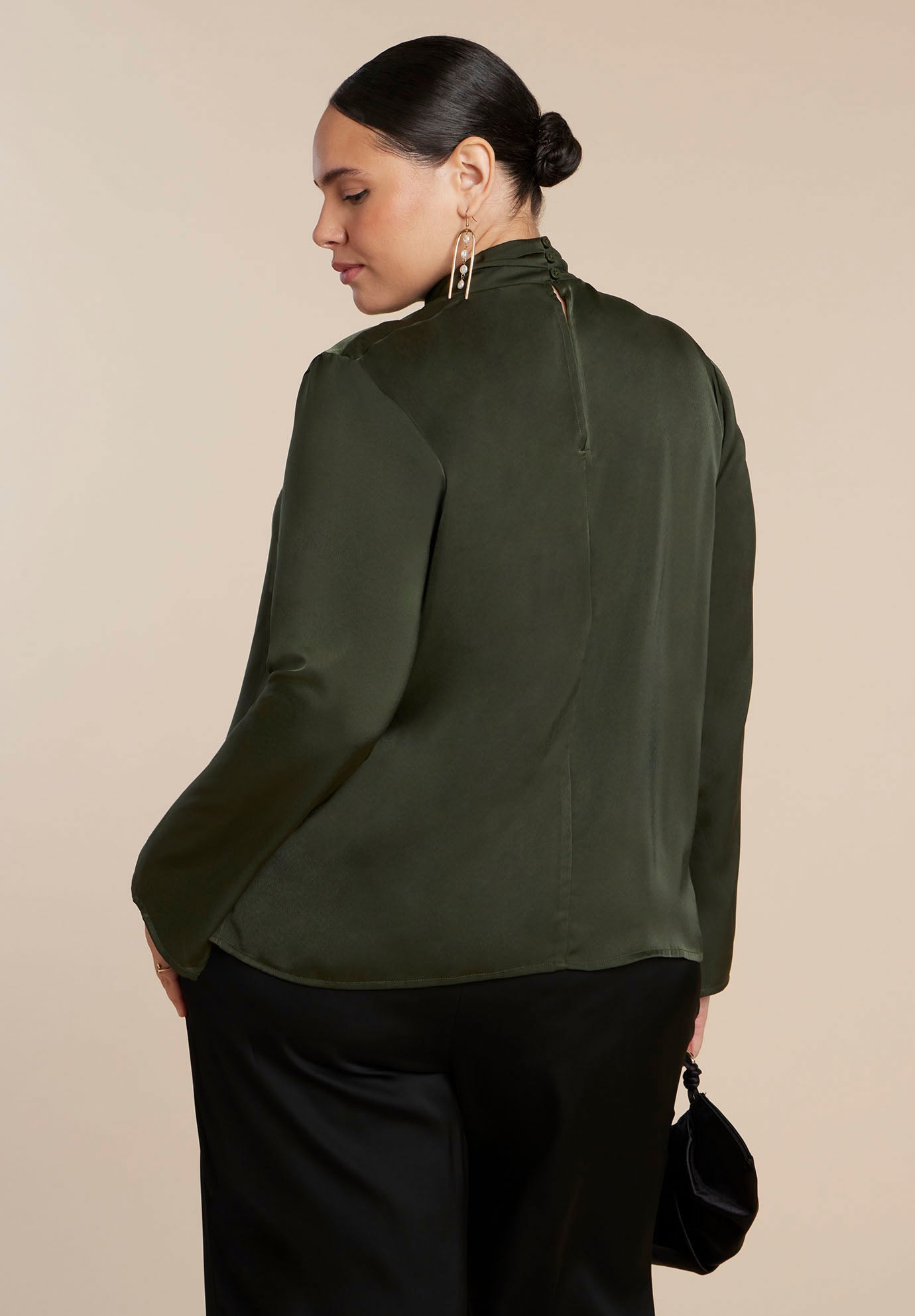 High Neck Drape Top image number 1