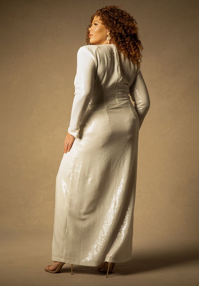 Bridal by ELOQUII Sequin Gown image number null