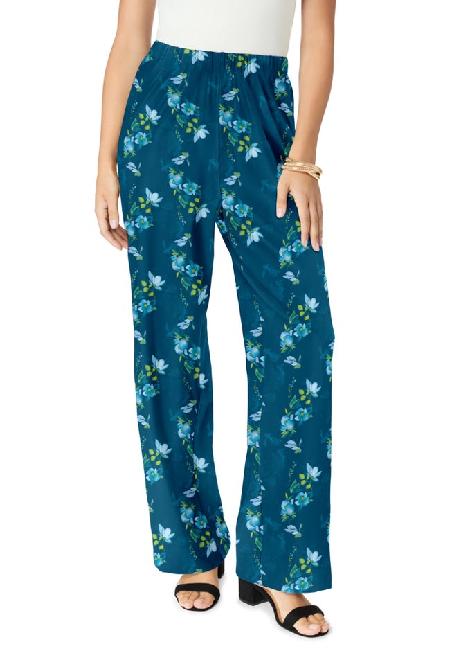 Ultrasmooth&reg; Fabric Wide-Leg Pant image number 1