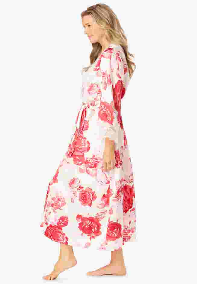 The Luxe Satin Long Peignoir Set image number 2