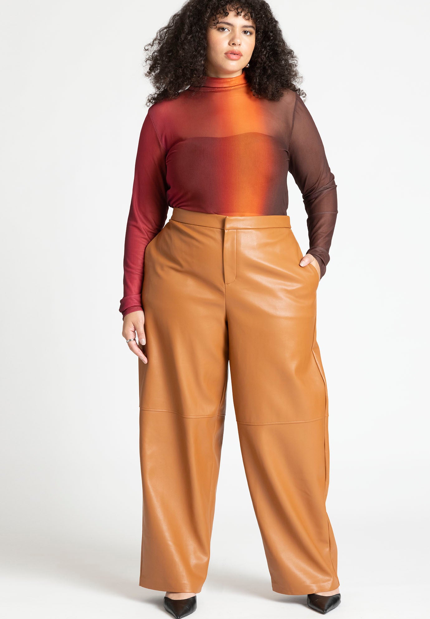 Mesh Turtleneck image number 2