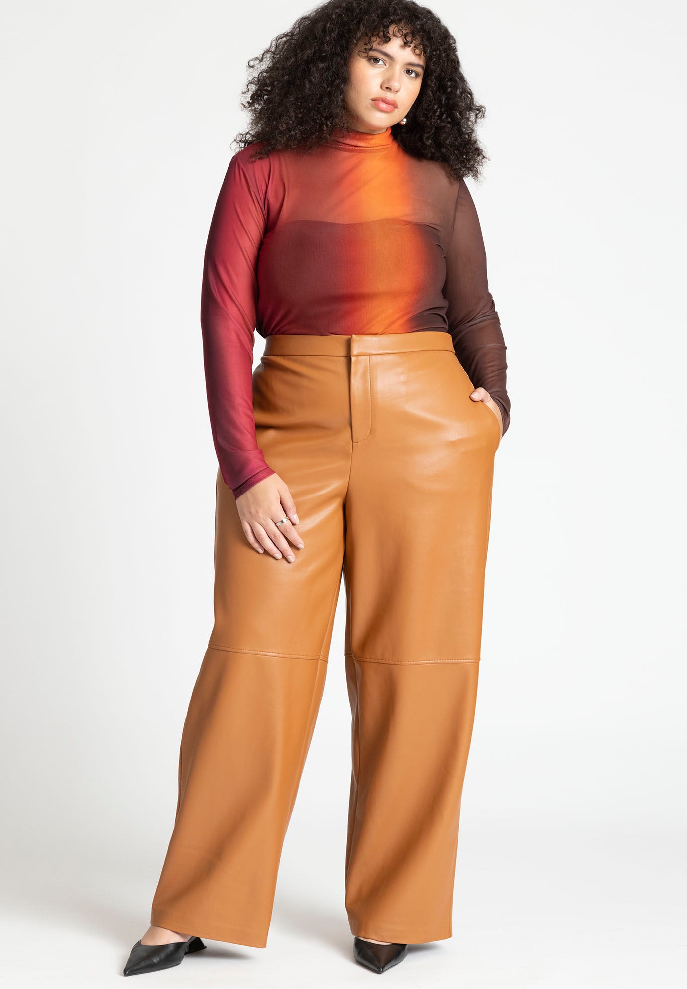 Mesh Turtleneck image number 3