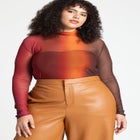 Mesh Turtleneck image number null