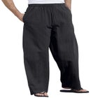 Elastic Waist Gauze Cotton Pants image number null