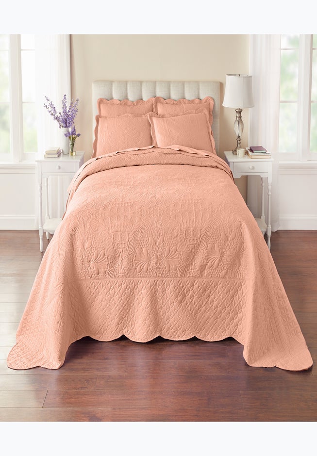 Lily Damask Bedspread image number 0
