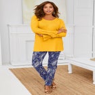 Lace Cuff Pullover image number null