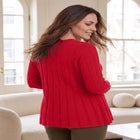 Chevron Fit & Flare Sweater image number 1