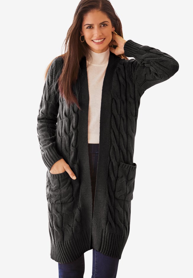 Cable Duster Sweater image number 0