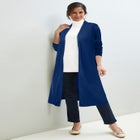 Carefree Cashmere Duster Sweater image number null