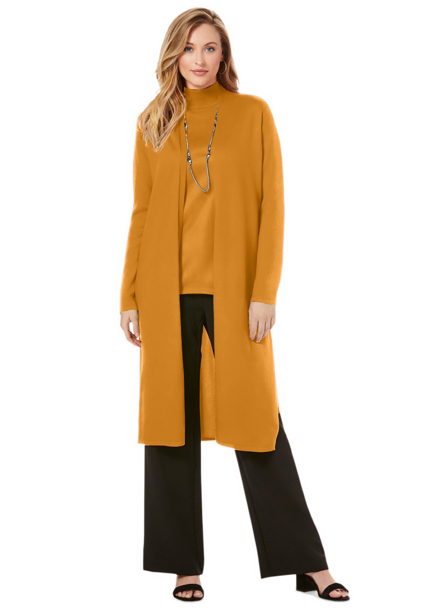 Carefree Cashmere Duster Sweater image number 0