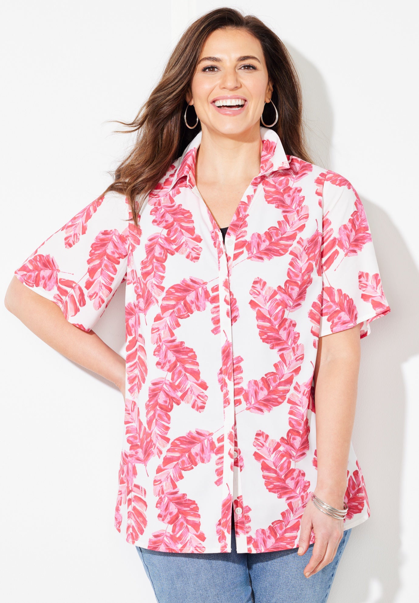 Timeless Short Sleeve Blouse image number 1