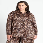  Printed Button Up Top image number null