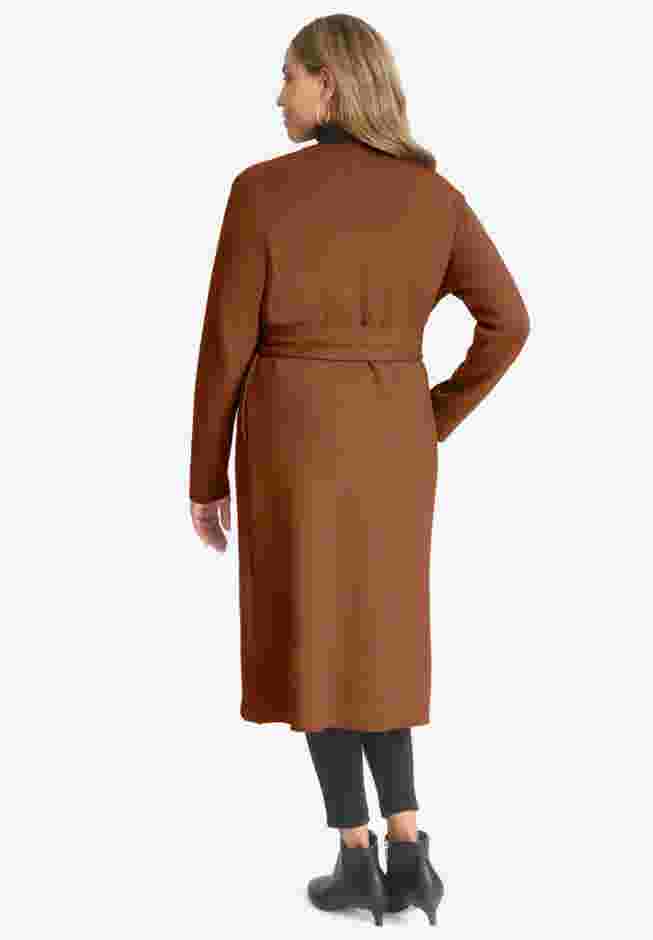Faux Suede Coatigan image number 1