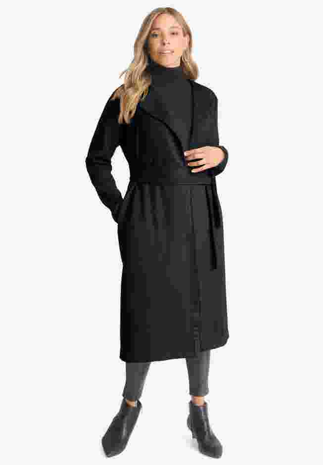 Faux Suede Coatigan image number 0