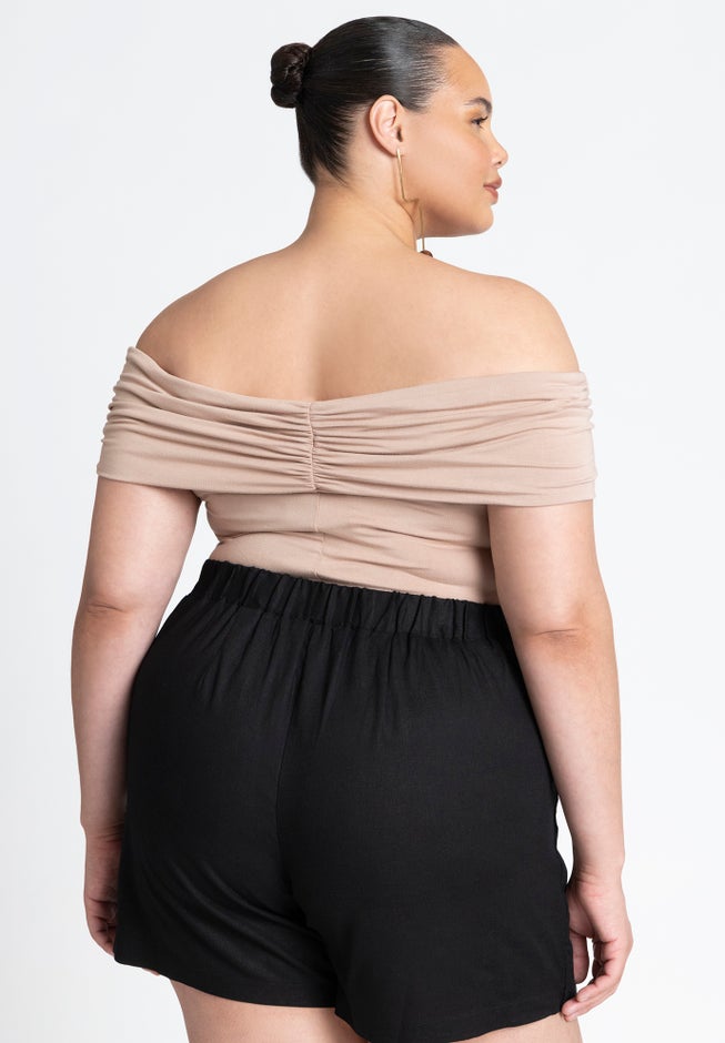 Fold Over Off The Shoulder Top image number 1