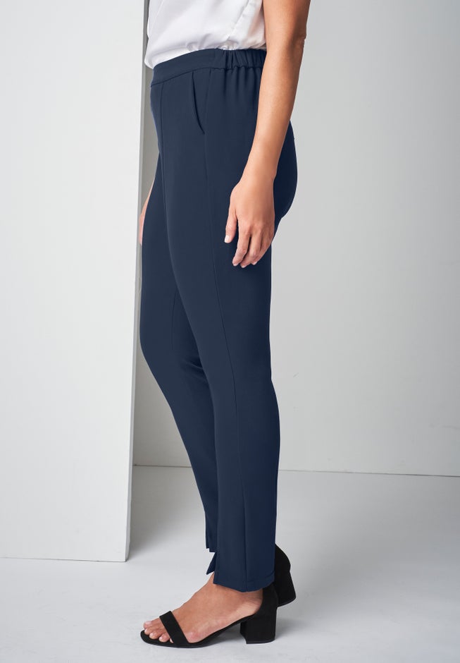 Bi-Stretch Slit Front Ankle Pant image number 2