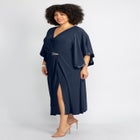 V-Neck Twist Maxi Dress image number 2