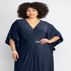 V-Neck Twist Maxi Dress image number 3