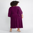 V-Neck Twist Maxi Dress image number null