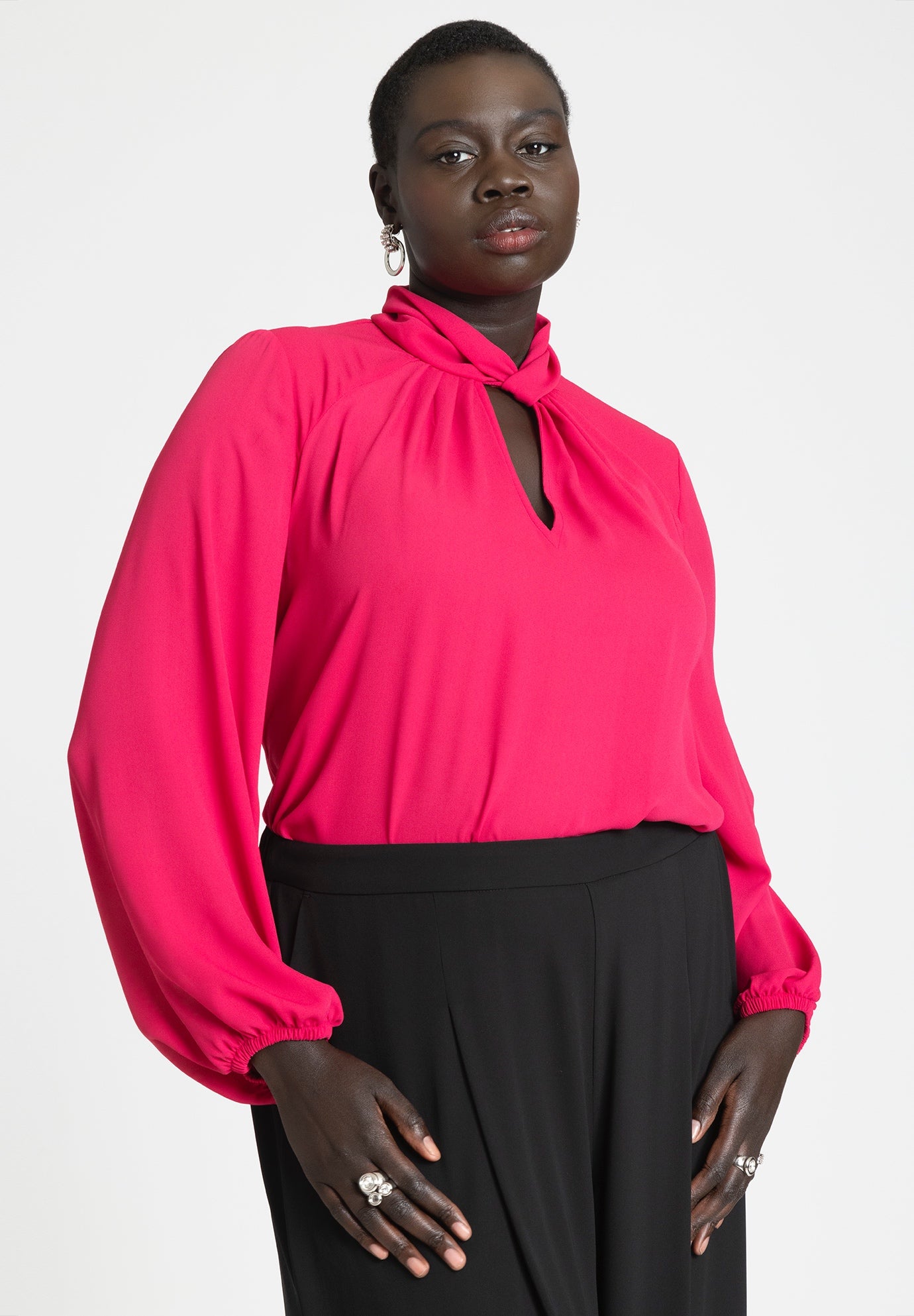 Keyhole Blouse image number 0