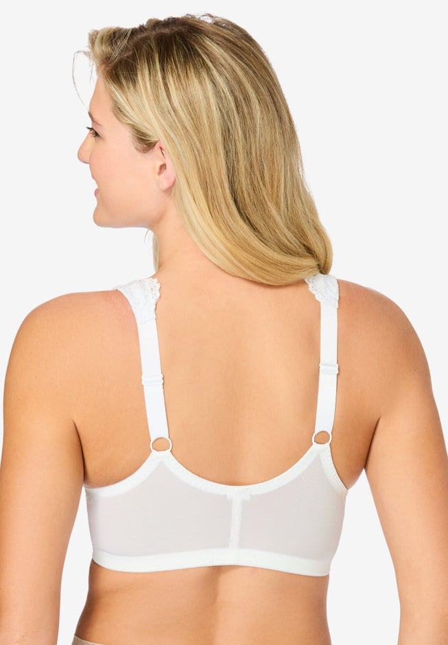 Front Close Wireless Gel Strap Bra image number 1