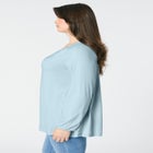 Knit V-Neck Tunic image number null