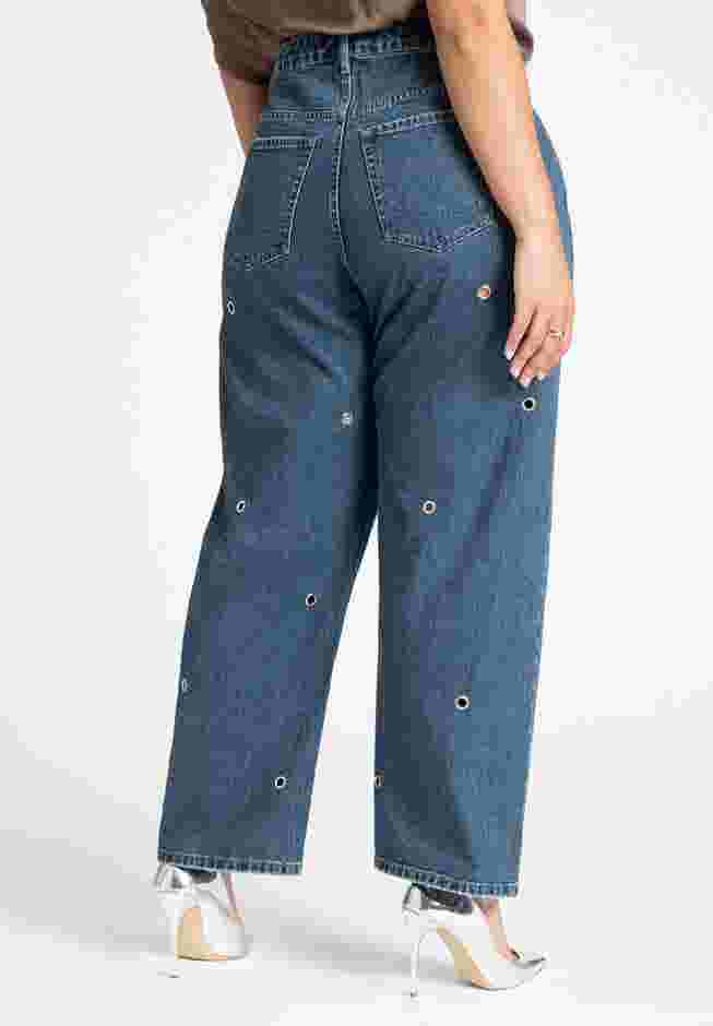 High Rise Loose Grommet Jean image number 3