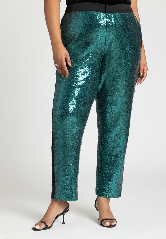 Tapered Sequin Pant image number 1