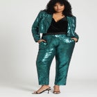 Tapered Sequin Pant image number null