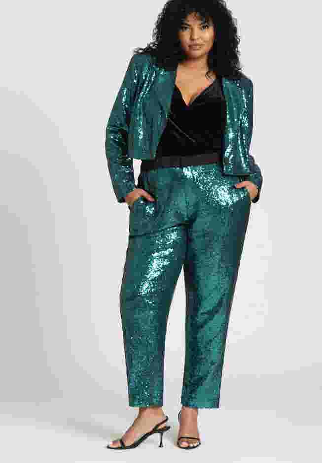 Tapered Sequin Pant image number 0