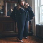 Straight Leg Pant With Slit image number null