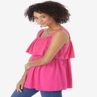 Ruffled Popover Tank Top image number null