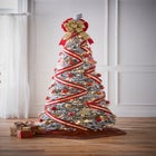 6FT Pre-Lit Flocked Pop-Up Tree image number null