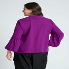 Balloon Sleeve Collared Blouse image number null