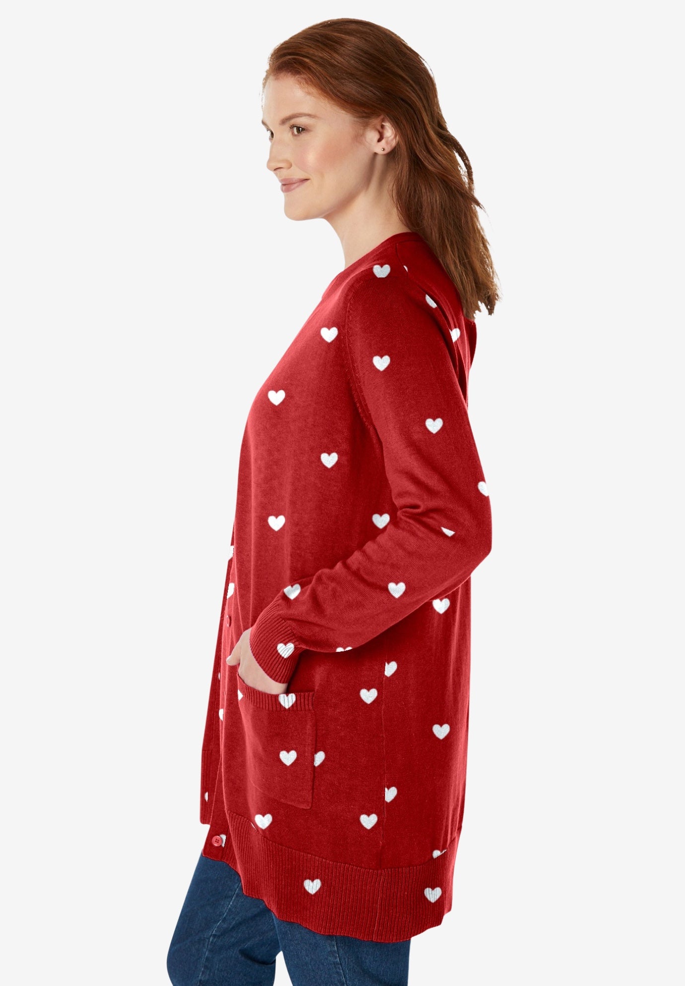 Perfect Longer-Length Cotton Cardigan image number 2