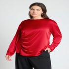 Shirred Body Top image number null
