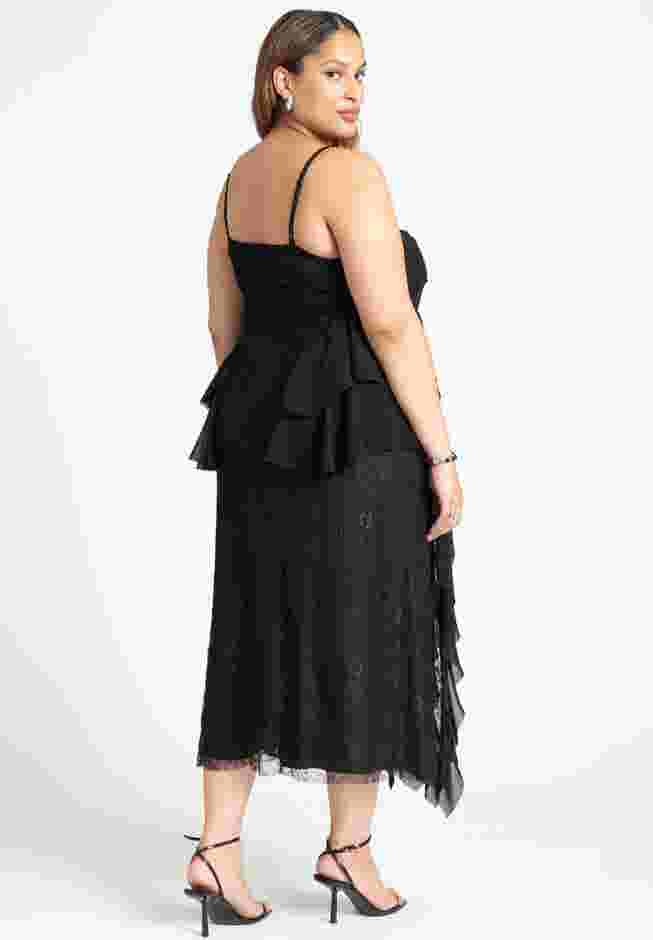 Cascade Lace Slip Dress image number 2
