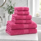 BH Studio 6-Piece Plush & Absorbent 100% Cotton Bath Towel Set image number 7