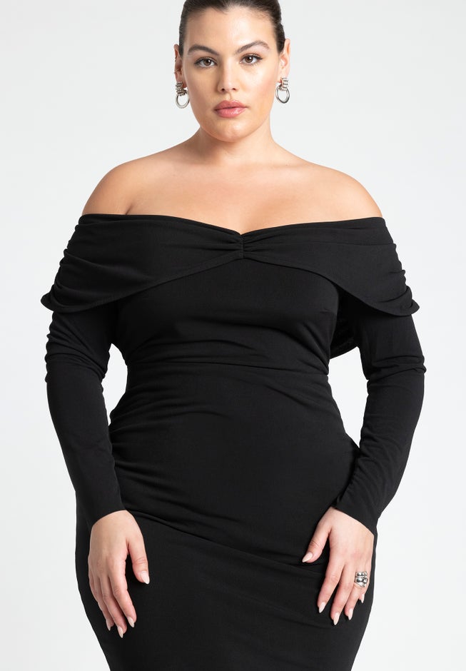 Off The Shoulder Mermaid Dress image number null