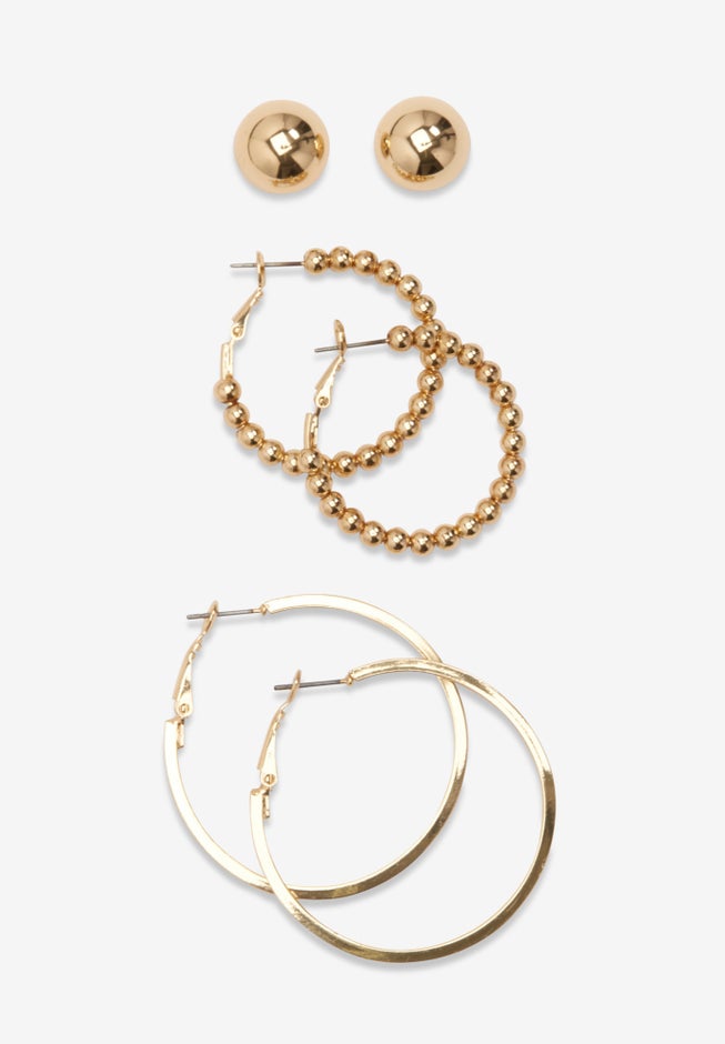 3-Piece Earring Set image number null