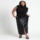 Neck Drape Funnel Neck Top image number null