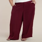Elastic Waist Wide Leg Trouser image number 0