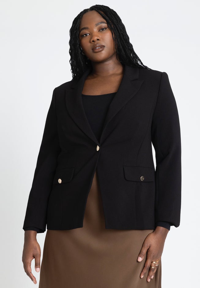 Single Button Blazer image number null