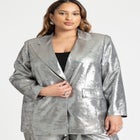 Strong Shoulder Single Breasted Blazer image number null